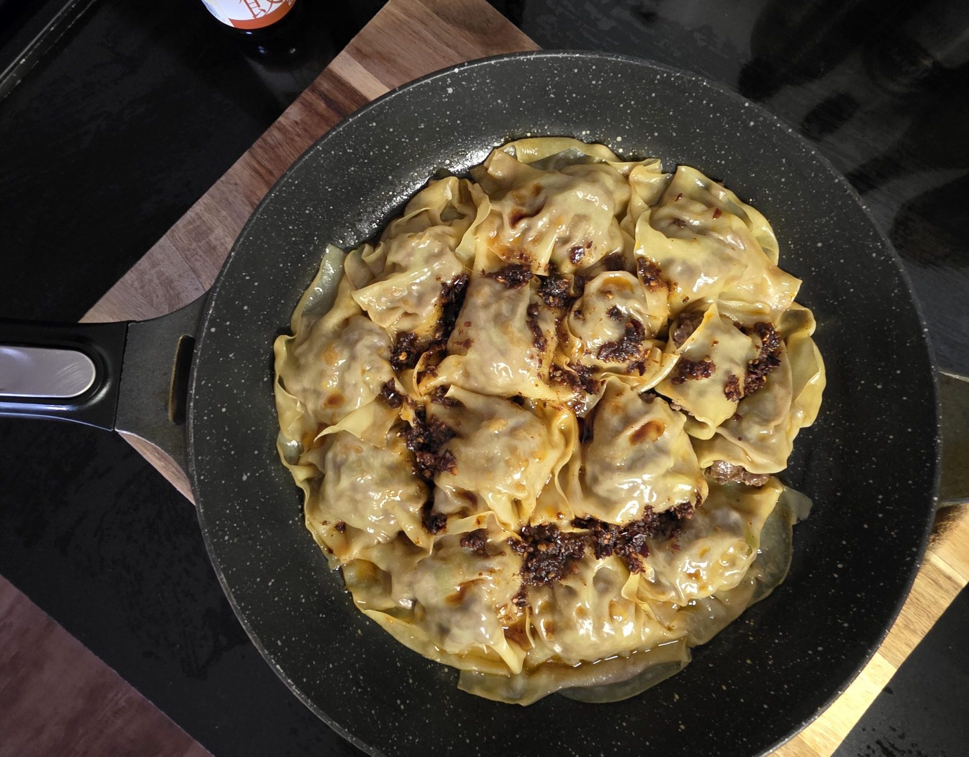 Easy one pan dumpling